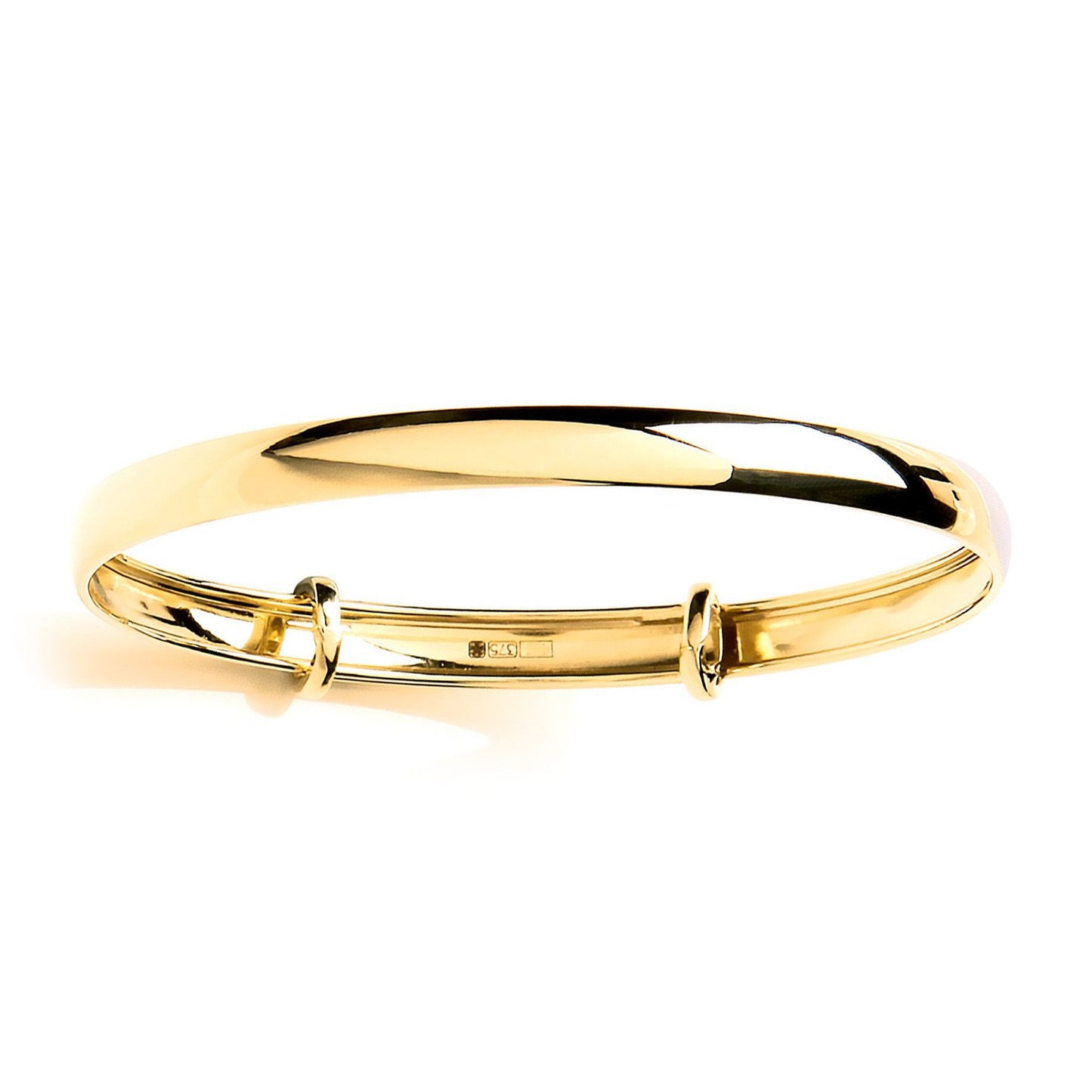 9ct Gold  Expandable Polished Bangle - G9BN1016