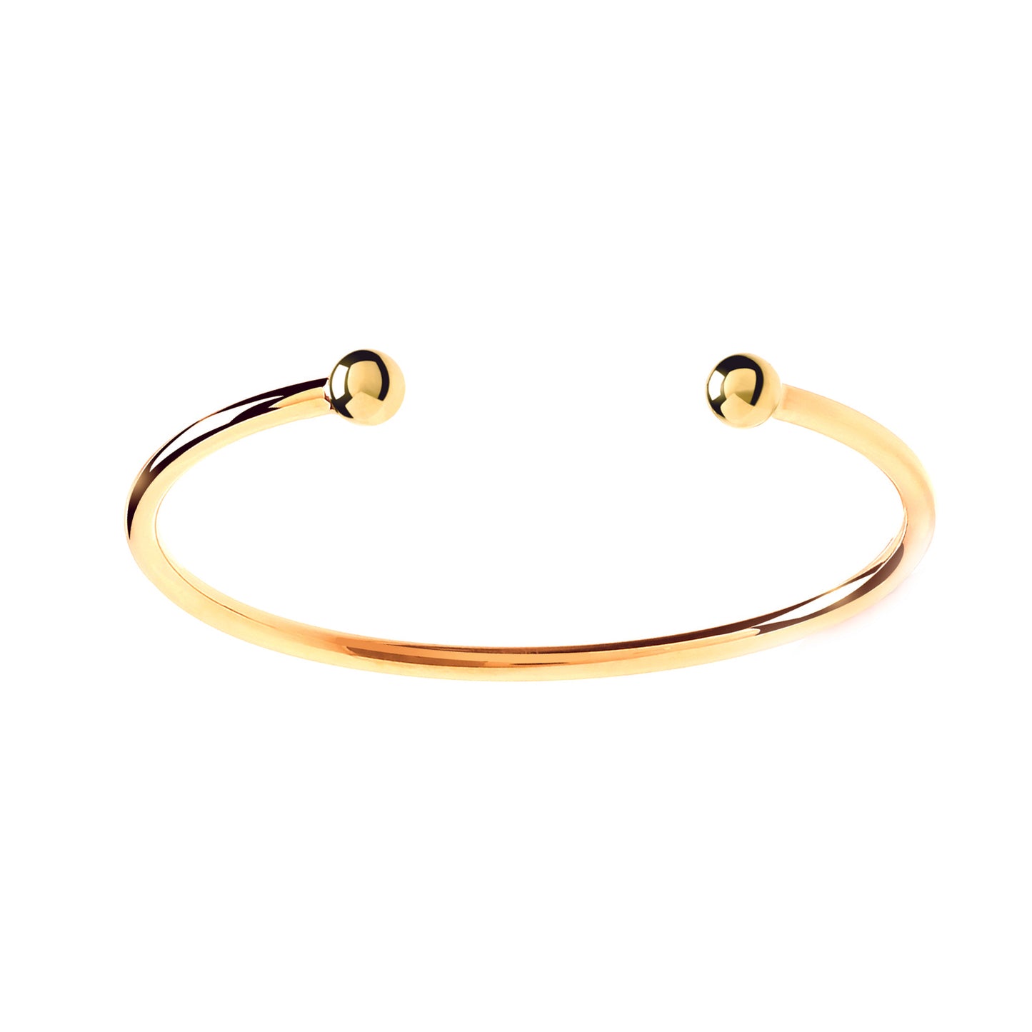 Girls 9ct Gold  Maiden BN1001002-M 7.5 Bangle - G9BN1022