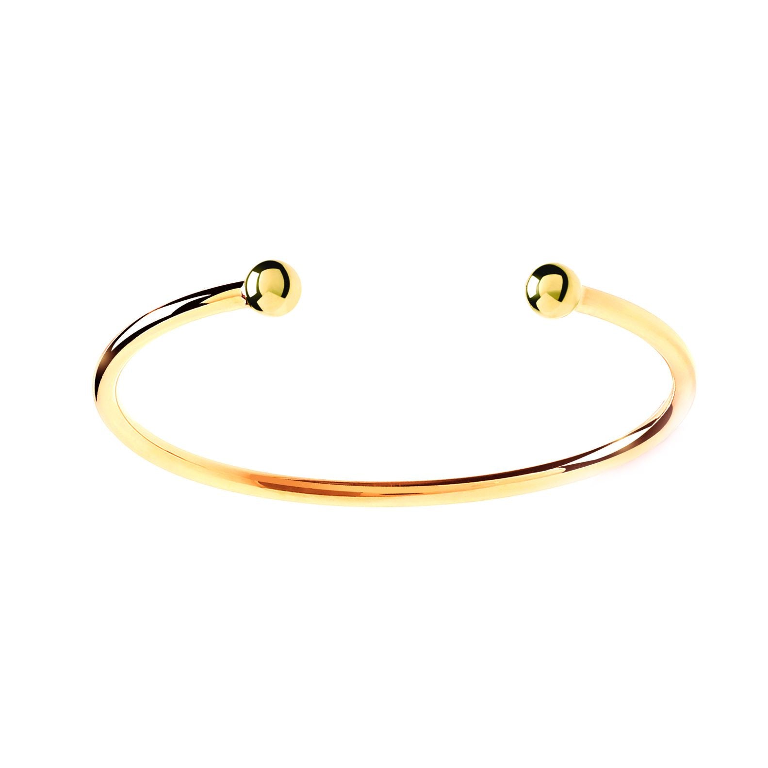 Girls 9ct Gold  Maiden BN1001002-M 7.5 Bangle - G9BN1022
