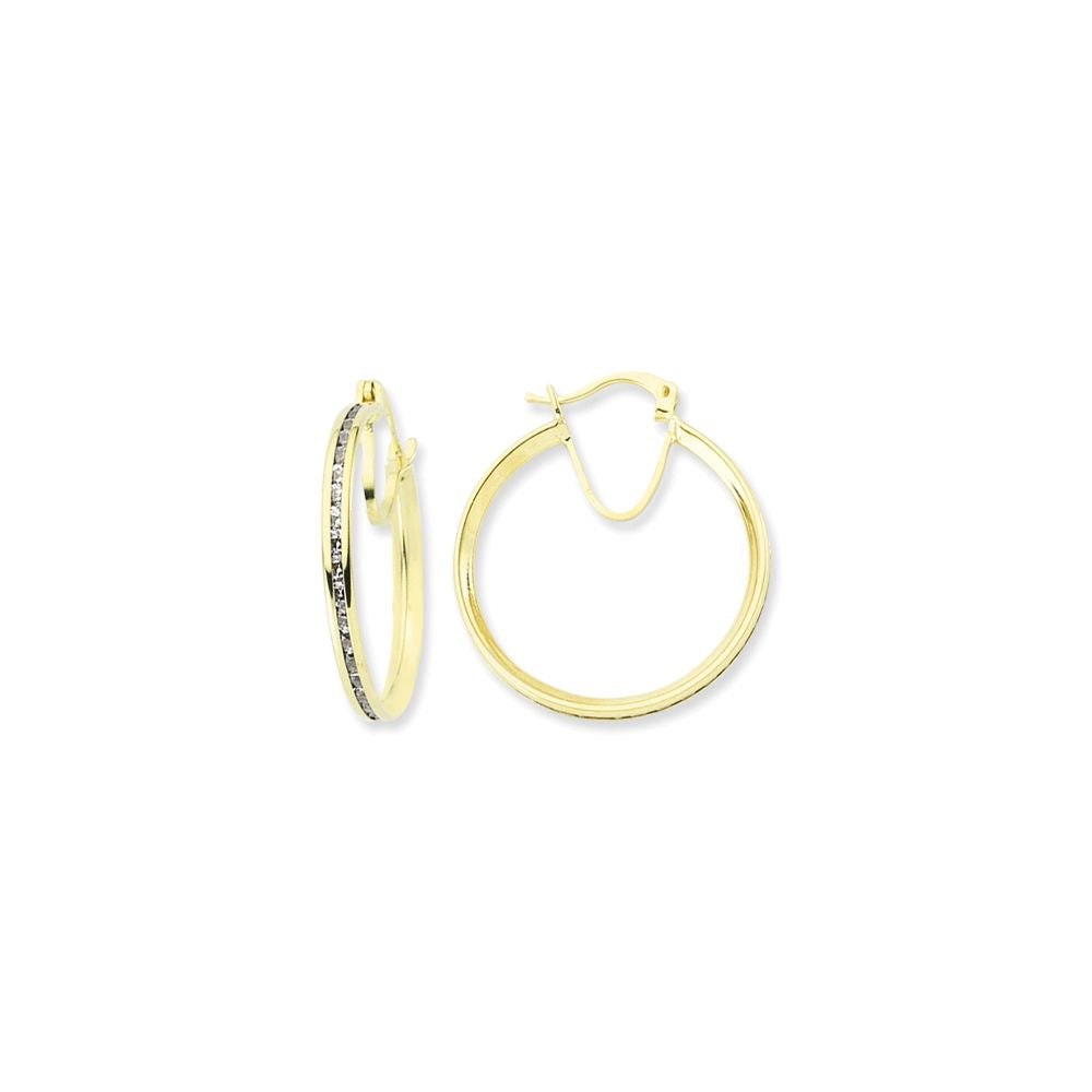 9ct Gold  Gold  Hoop Earrings - G9E8070