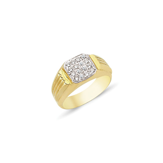 Mens 9ct Gold  Ring - G9R8807