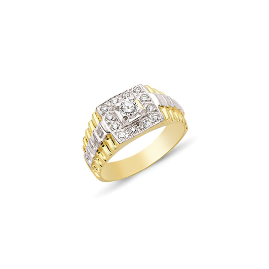 Mens 9ct Gold  Ring - G9R8808