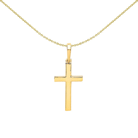 Unisex 9ct Gold Cross Cross Cross - G9X0001