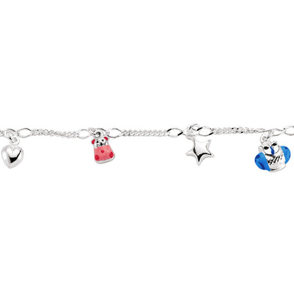 Sterling Silver  Charm Bracelet - GVB150