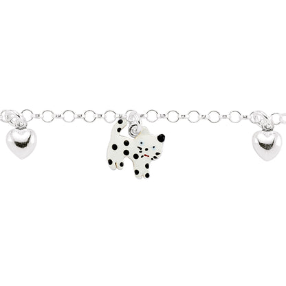 Sterling Silver  Charm Bracelet - GVB165