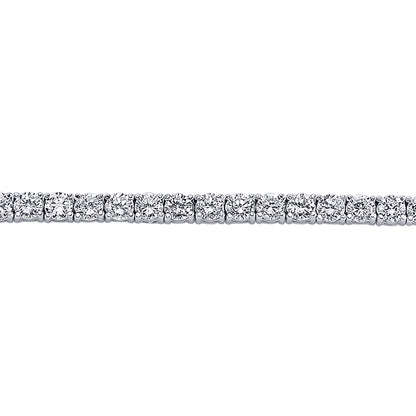 Silver  CZ Eternity Tennis Bracelet 6mm 7 inch - GVB168