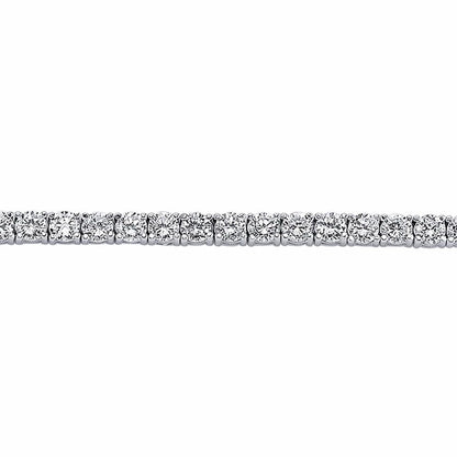 Silver  CZ Eternity Tennis Bracelet 6mm 7 inch - GVB168