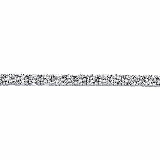 Silver  CZ Eternity Tennis Bracelet 6mm 7 inch - GVB168