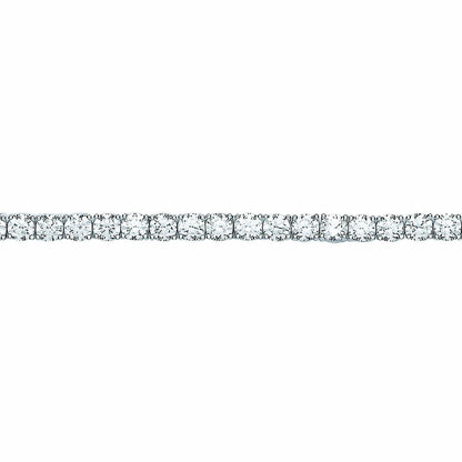 Silver  CZ Line Tennis Bracelet 4mm - GVB416WH