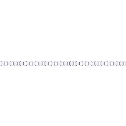 Silver  Presidential Watch Link Strap Bracelet 5mm 7.5" - GVB554