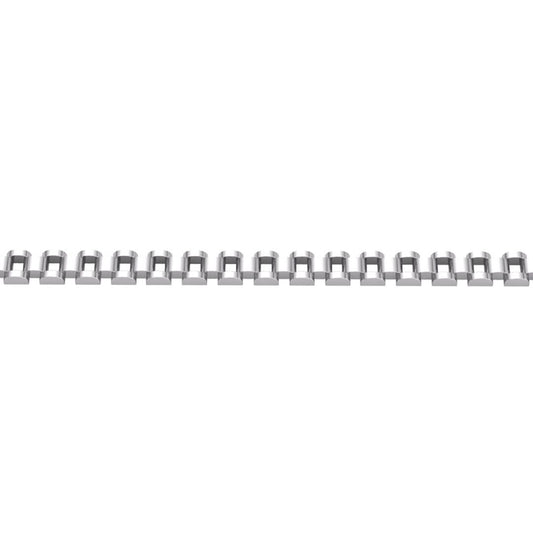 Silver  Presidential Watch Link Strap Bracelet 8mm 7.5" - GVB555