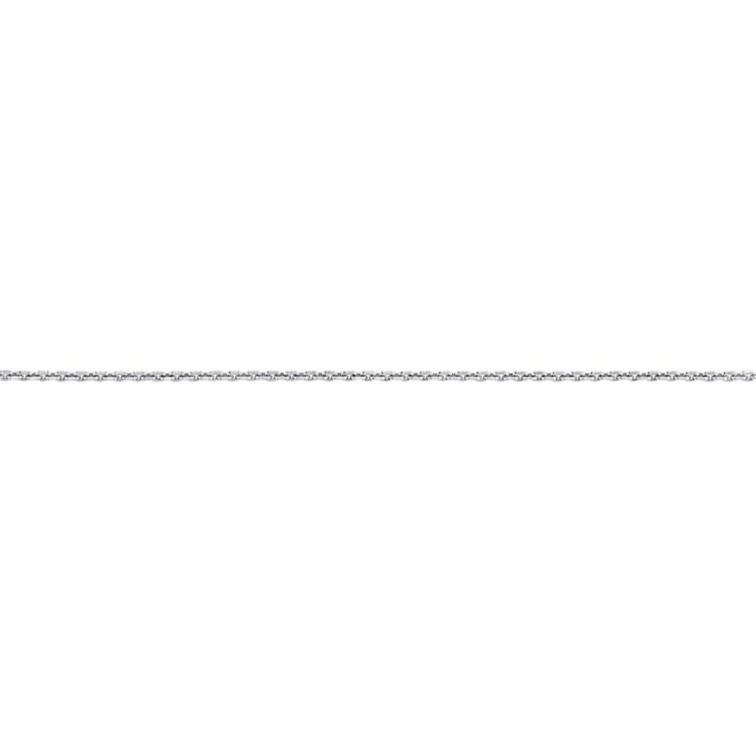 Silver  Trace Pendant Chain Necklace 1.3mm 18 inch - GVCH25