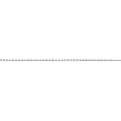 Silver  Trace Pendant Chain Necklace 1.3mm 18 inch - GVCH25