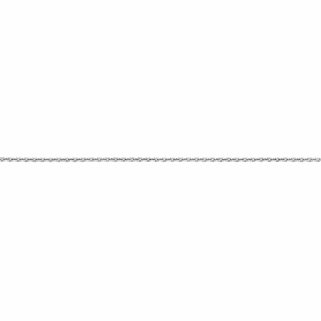 Silver  Trace Pendant Chain Necklace 1.3mm 18 inch - GVCH25