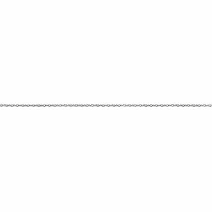 Silver  Trace Pendant Chain Necklace 1.3mm 18 inch - GVCH25