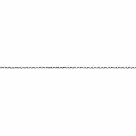 Silver  Trace Pendant Chain Necklace 1.3mm 18 inch - GVCH25