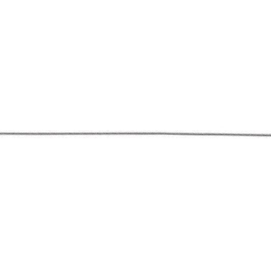 Silver Snake Pendant Chain Necklace 1mm 18 inch - GVCH28