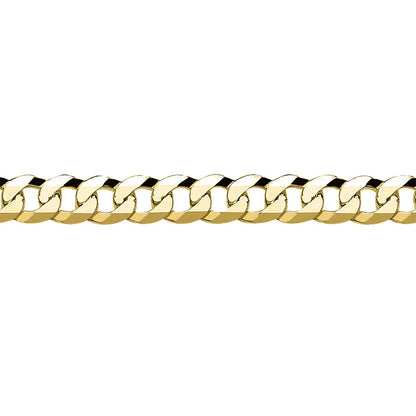 Gold Plated Sterling Silver Bevelled Ultra Flat 24 - GVCH36G