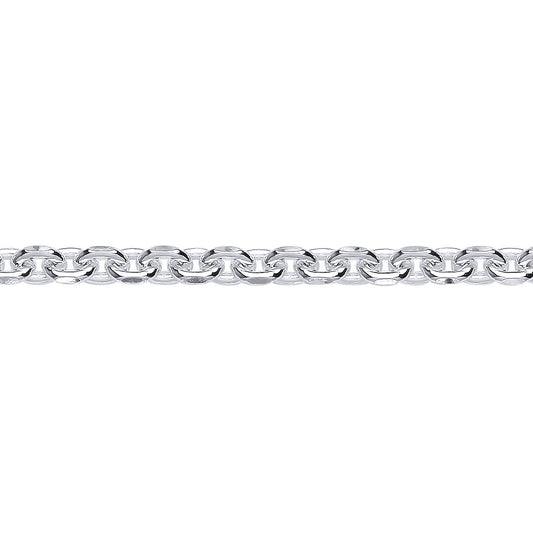 Silver  Diamond Cut Cable Link Chain - GVCH50