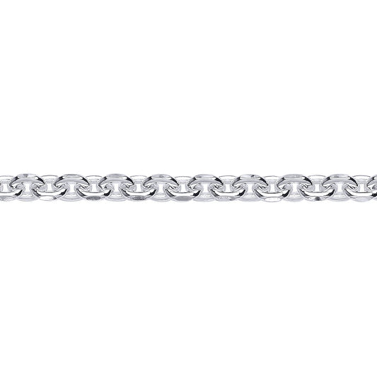 Silver  Diamond Cut Cable Link Chain - GVCH51