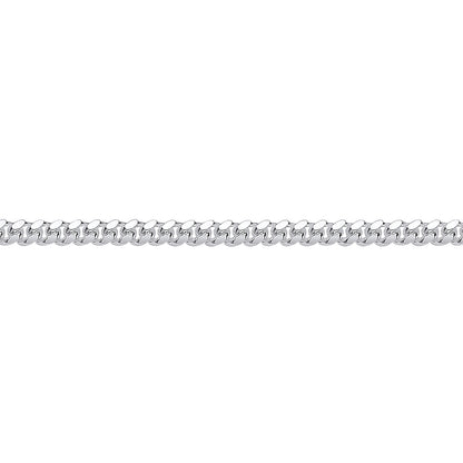 Unisex Silver  Miami Cuban Court Curb Link Chain Necklace - GVCH53