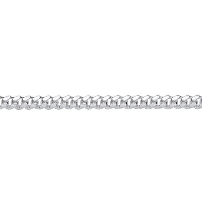 Unisex 925 Silver  Miami Cuban Court Curb Link Chain Necklace 4mm - GVCH54