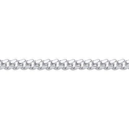 925 Silver  Miami Cuban Court Curb Link Chain Necklace 5mm - GVCH55