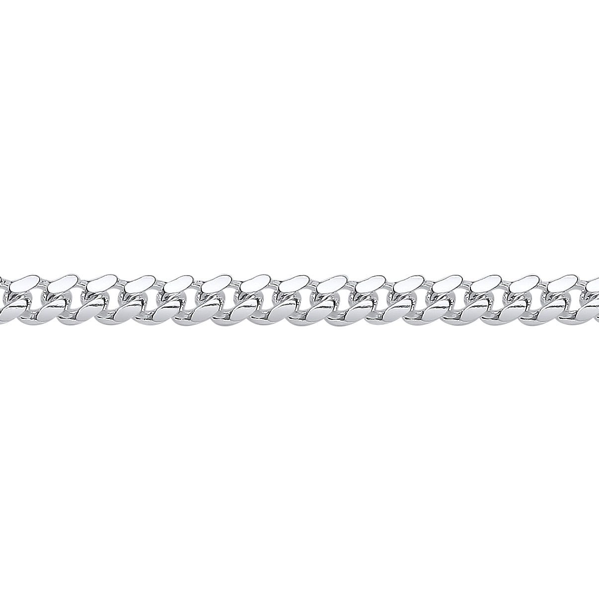 Unisex 925 Silver  Miami Cuban Court Curb Link Chain Necklace 5mm - GVCH55