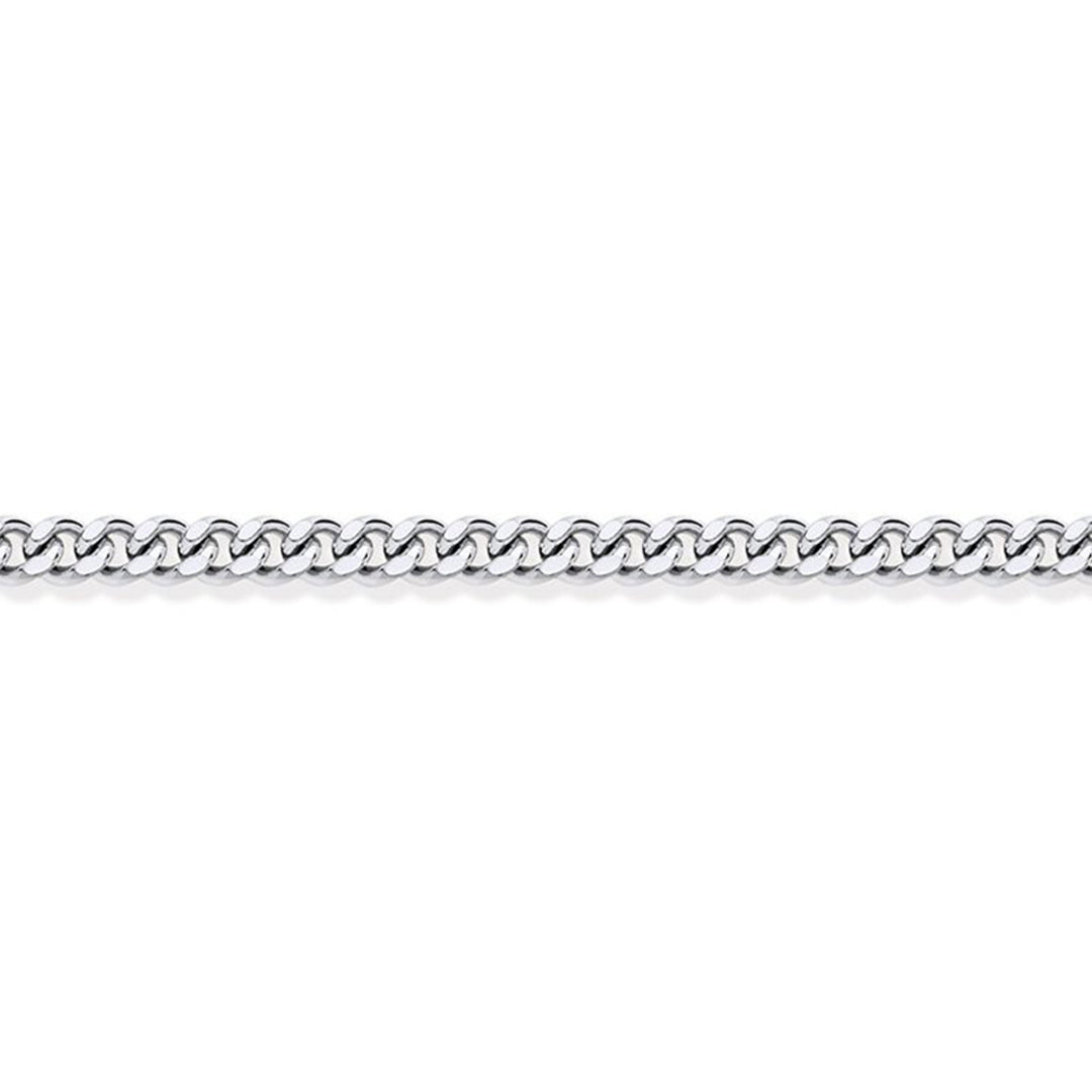 Silver  Fine Curb Pendant Chain Necklace 1.6mm - GVCH5