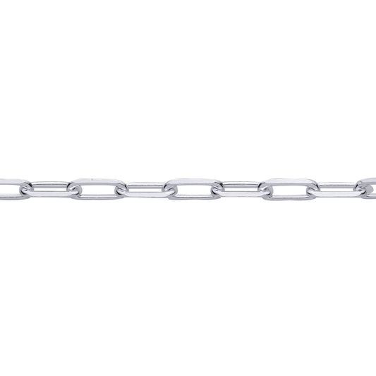 Silver  Paperclip Link Chain - GVCH60