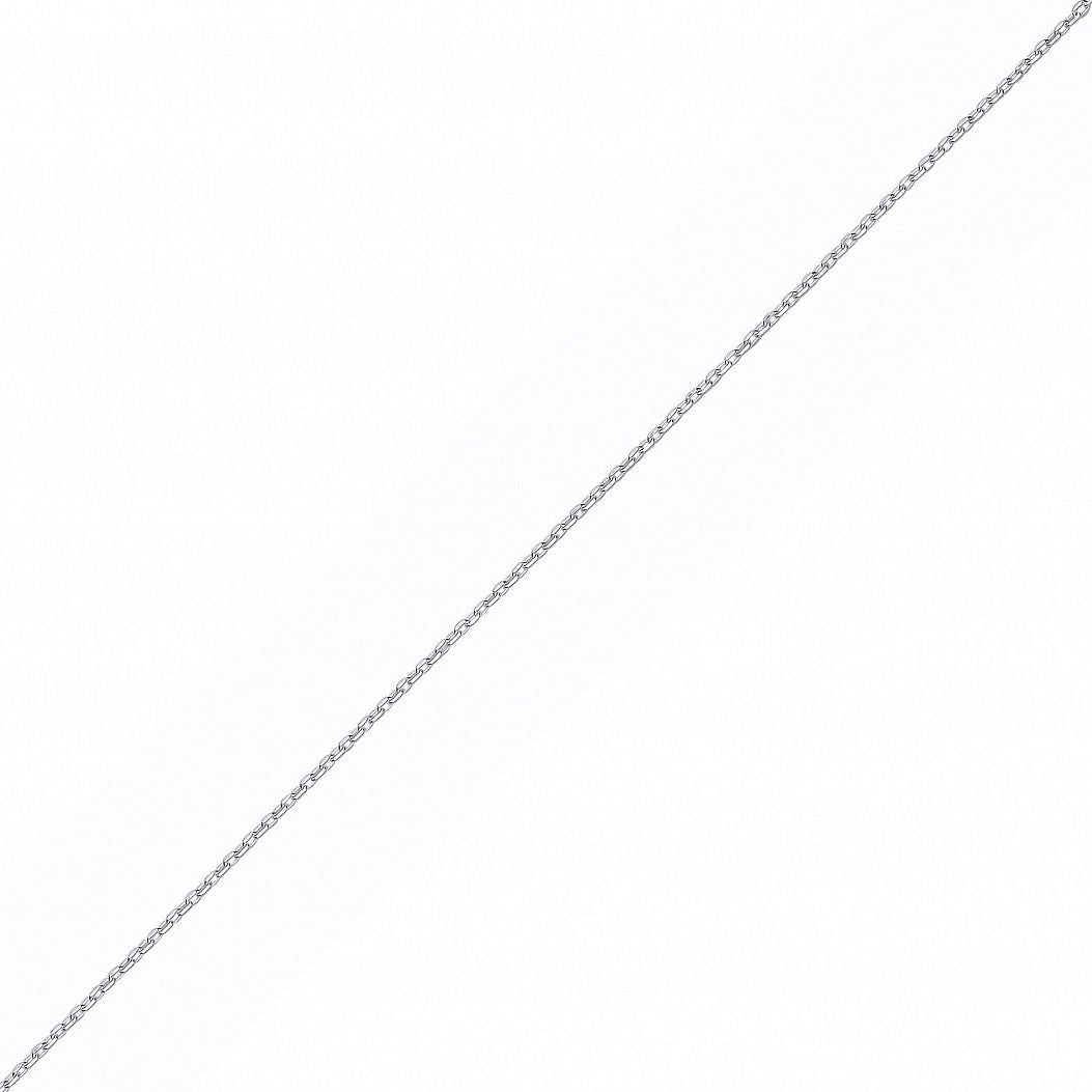 Silver  Diamond-cut Cable Belcher Pendant Chain Necklace 18 inch - GVCH62