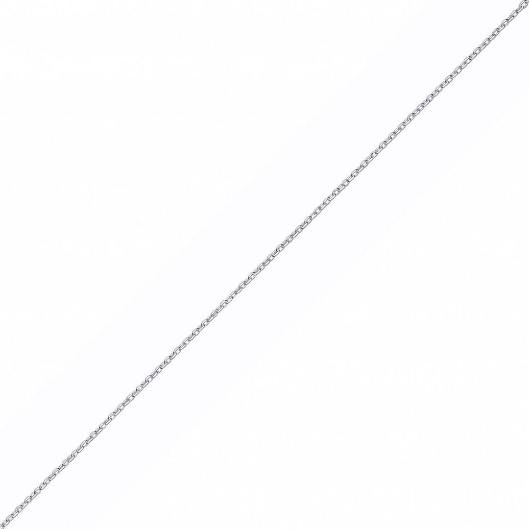 Silver  Fine Cable Trace Link Pendant Chain Necklace - GVCH62