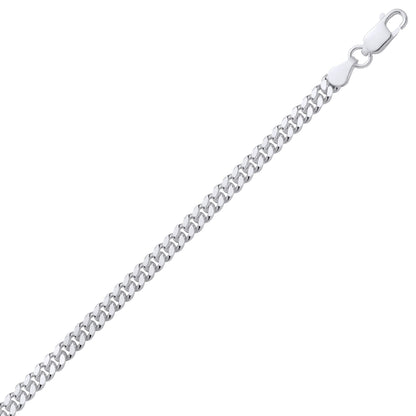 Sterling Silver Miami Cuban Pave Diamond Cut 22 - GVCH68