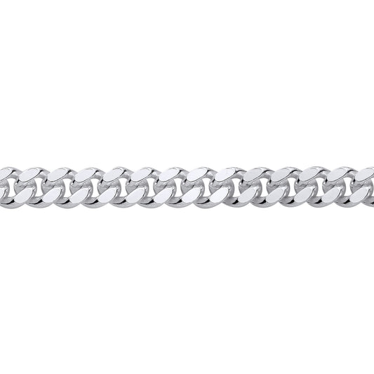 Sterling Silver  Miami Cuban Pave Diamond Cut Chain - GVCH68