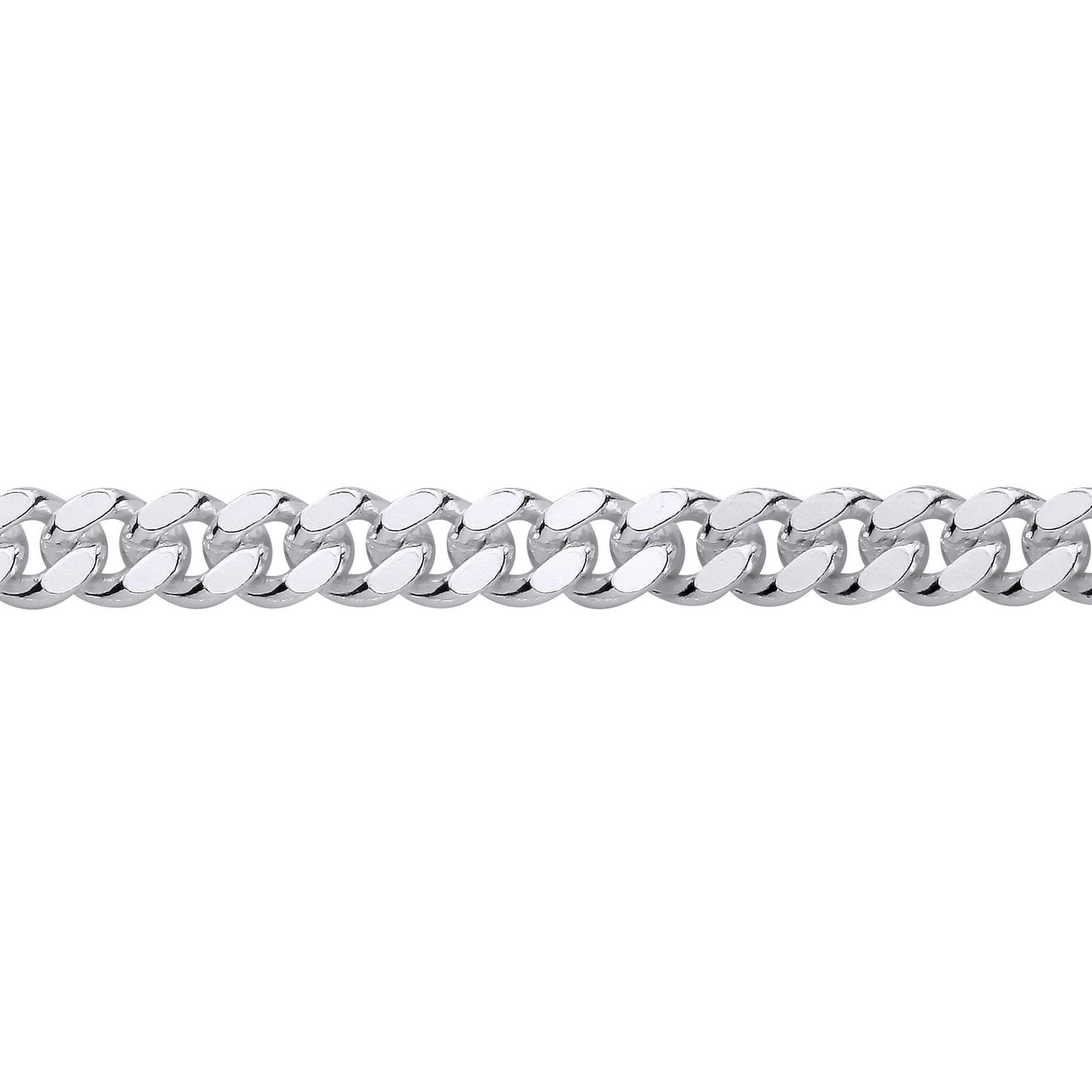 Sterling Silver Miami Cuban Pave Diamond Cut Chain - GVCH68