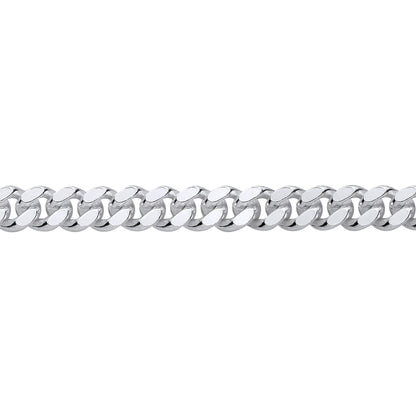 Sterling Silver Miami Cuban Pave Diamond Cut Chain - GVCH68