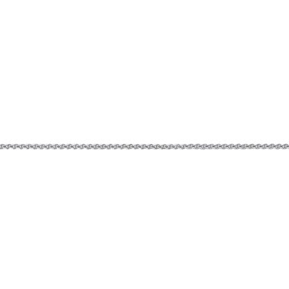 Silver  Snake-like Spiga Link Pendant Chain Necklace 1mm 18 inch - GVCH8