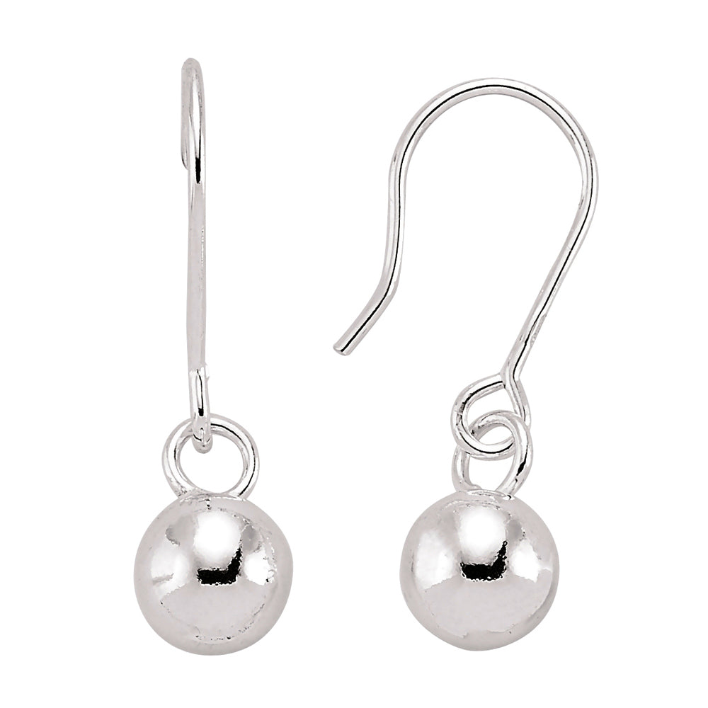 Silver  Love Me Knot Drop Earrings - GVE159