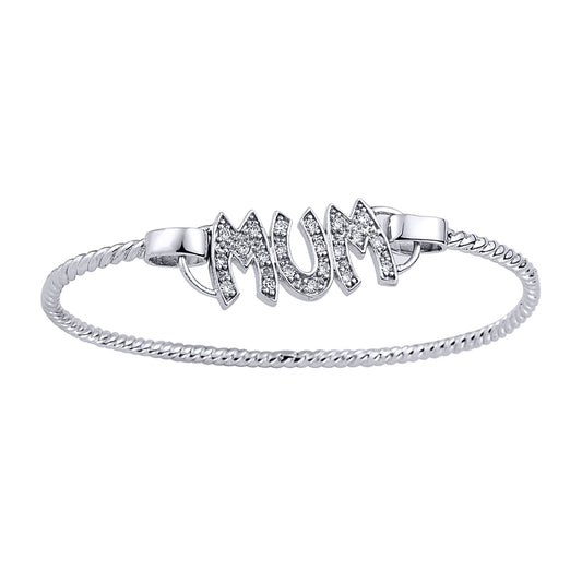 Sterling Silver  Slave Ladies Bangle - GVG087