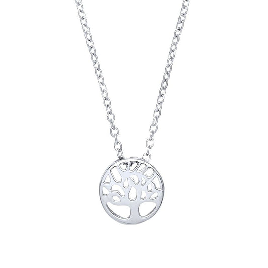 Silver Tree of Life Charm Necklace - GVK228