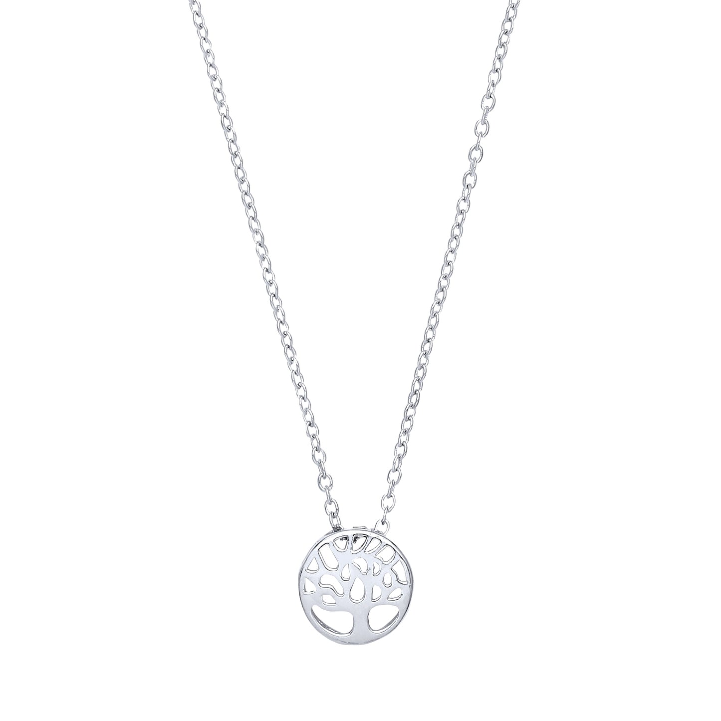 Silver  Tree of Life Charm Necklace - GVK228