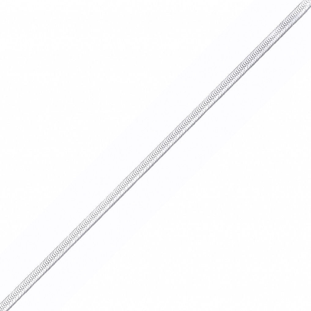 Silver  Flat Herringbone Link Chain Necklace 3mm 18 inch 45cm - GVK505
