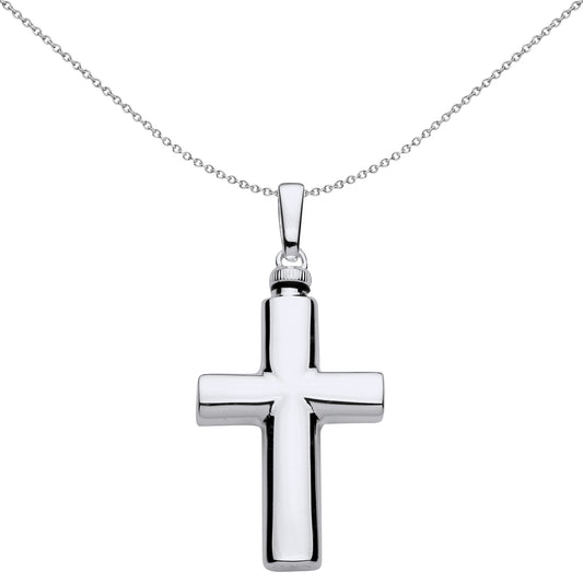 Unisex Silver Keepsake Cremation Necklace - GVP684