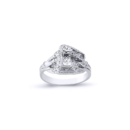 Silver  Childs Saddle Ring Saddle Ring - GVR34K