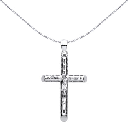 Sterling Silver  Crucifix Cross Pendant - GVX115