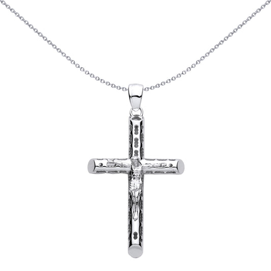 Sterling Silver  Crucifix Cross Pendant - GVX115