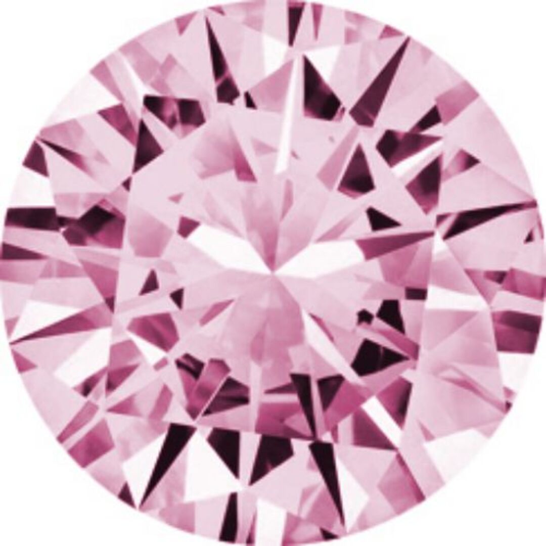 9ct Gold  6mm CZ Solitaire Banana Belly Bar Piercing 10mm Pink - JBJ100