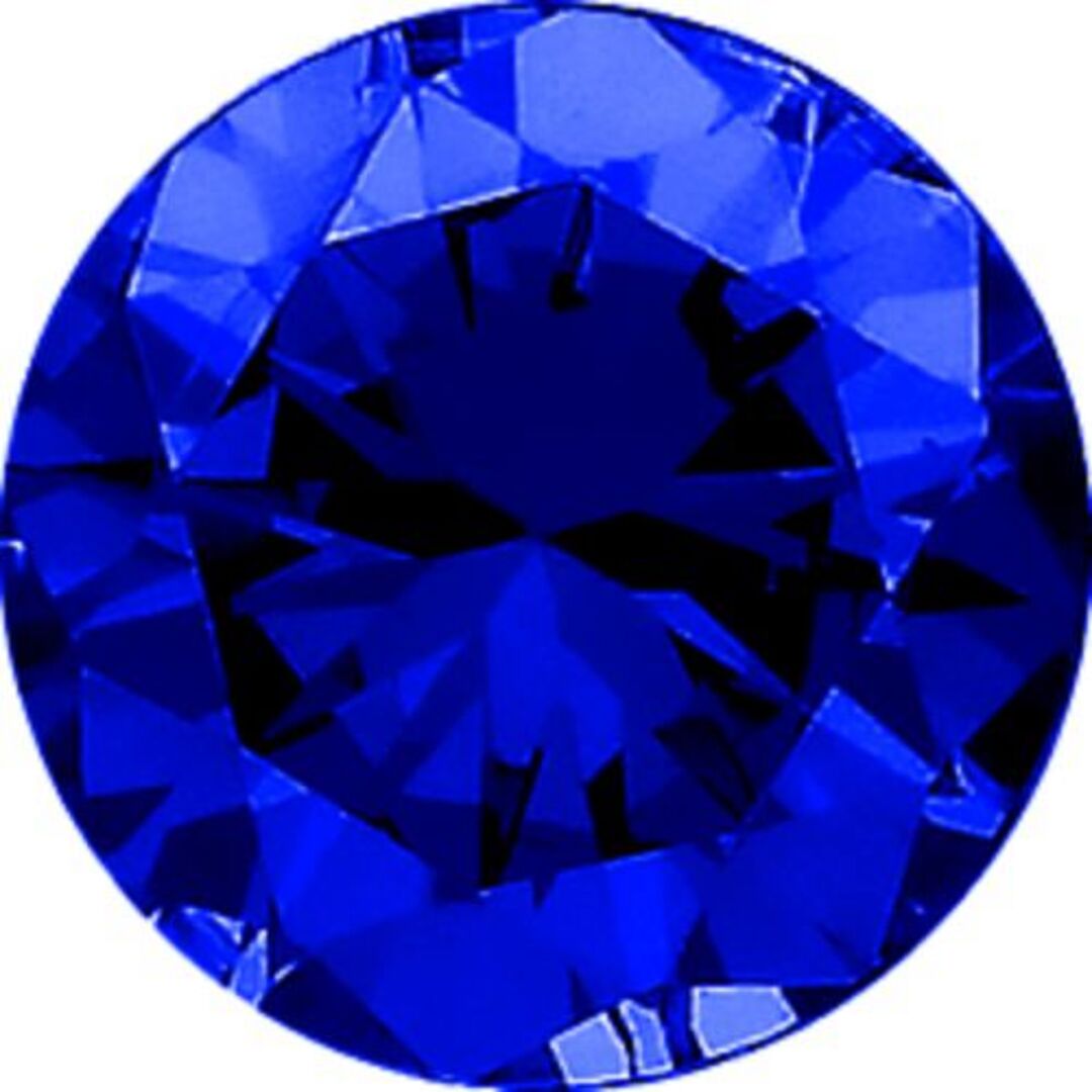 9ct Gold  6mm CZ Solitaire Banana Belly Bar Piercing 10mm Blue - JBJ100