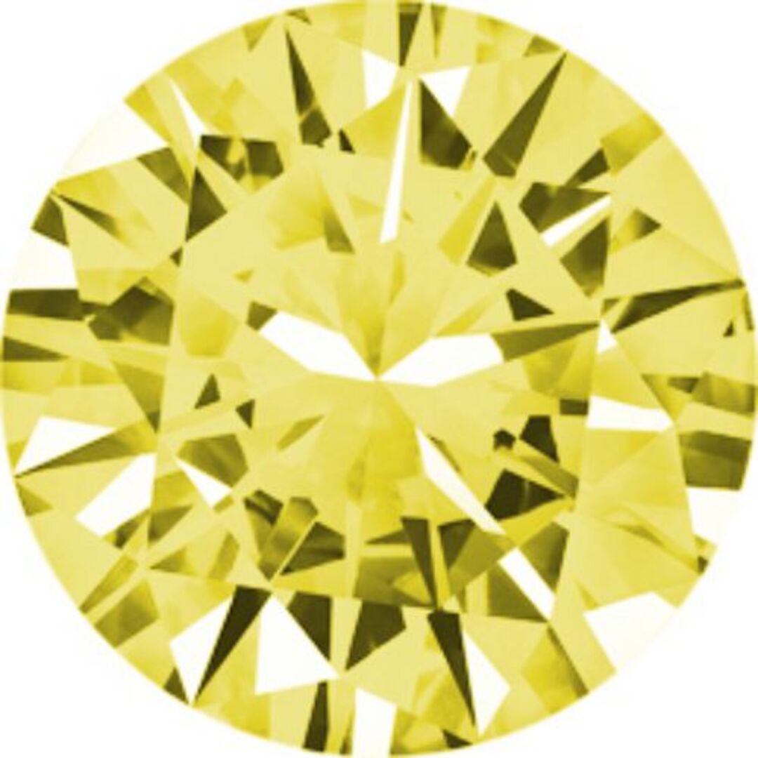 9ct White Gold  6mm CZ Solitaire Banana Belly Bar 10mm Yellow - JBJ101