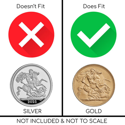 9ct Gold  Welsh Feather Full Sovereign Mount Ring - JRN174-F